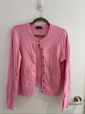 GAP Light Pink Button-Front Women's Cardigan